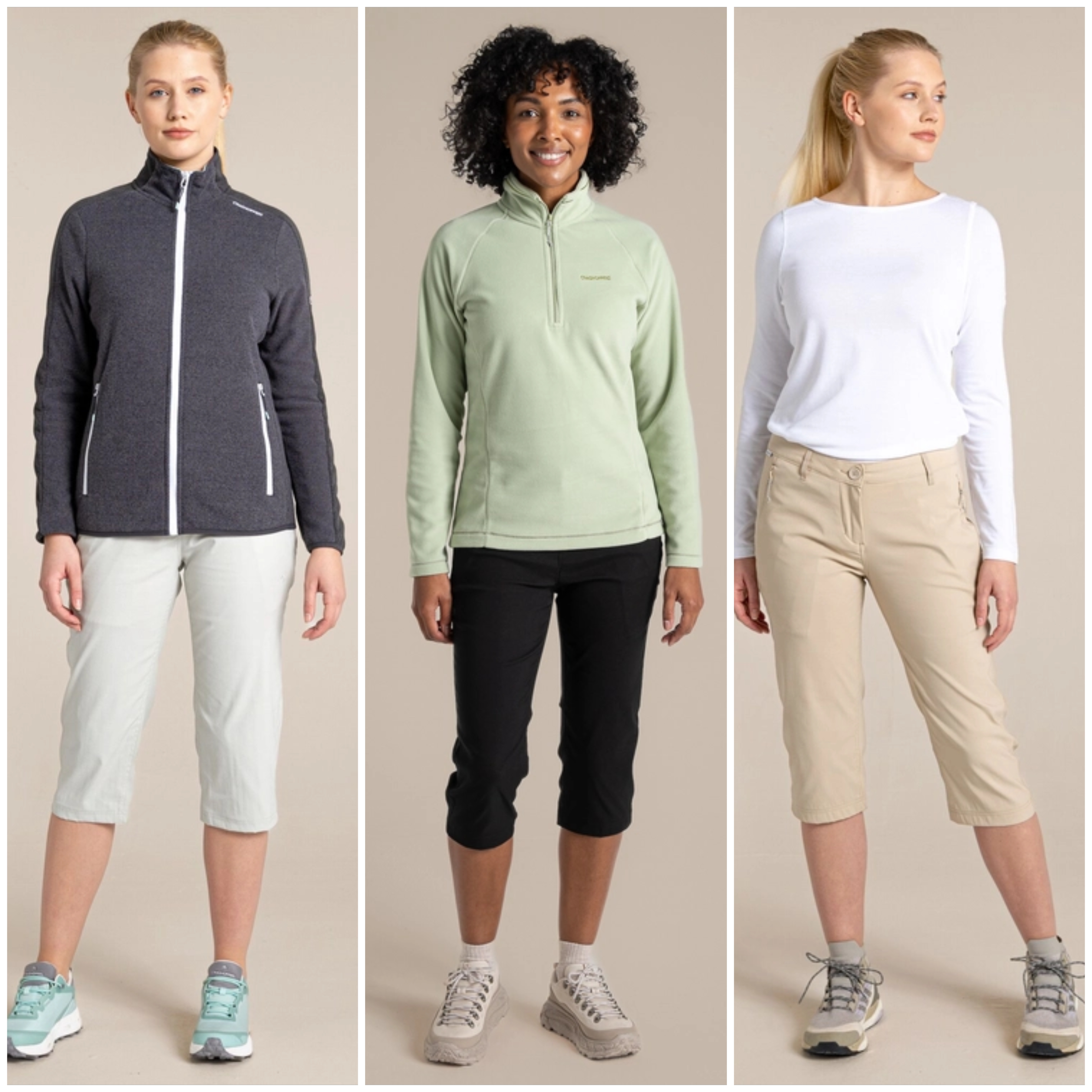 Craghoppers Women's Kiwi Pro II & III Crop Trousers