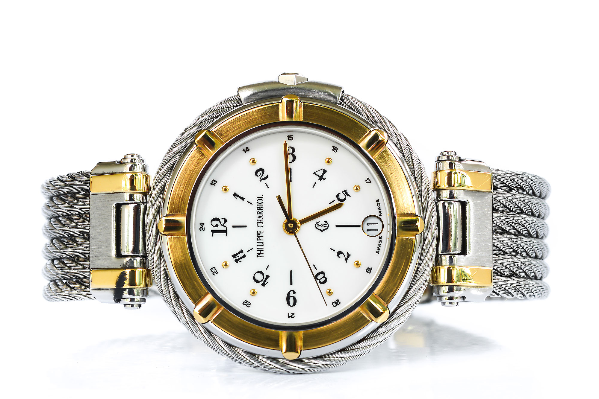 Philippe Charriol ขอบทอง 18k(Sold)