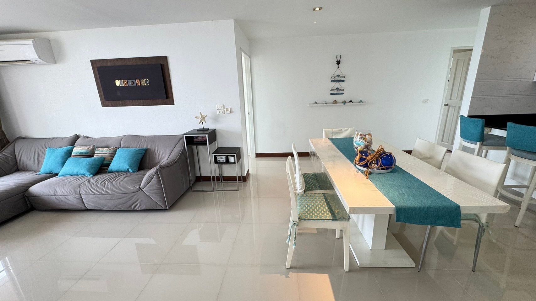 ให้เช่าคอนโด Rama Harbour view condo (รามา ฮาร์เบอร์ วิว คอนโด) ชั้น 1 วิวทะเล 2 ห้องนอน 2 ห้องน้ำ