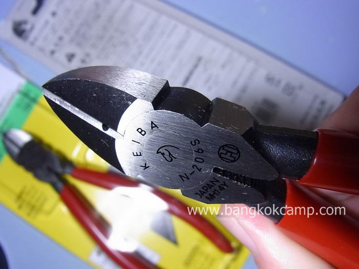 คีมตัด KEIBA...Heavy Duty Diagonal Cutting Pliers ขนาด 6นิ้ว ...Made in Japan....ใหม่ แท้