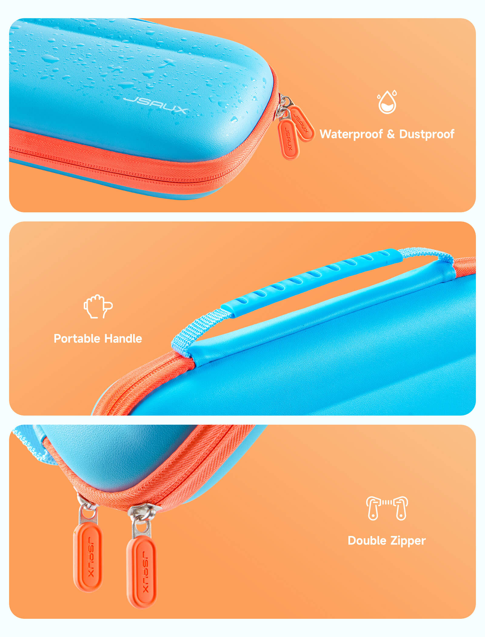 JSAUX Colorful Ultra-thin Carrying Case for Nintendo Switch 2 (รุ่นปี 2025) BG0119