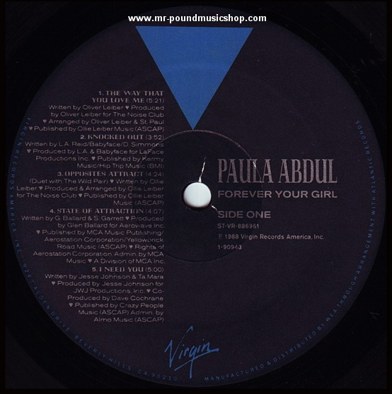 Paula Abdul - Forever Your Girl