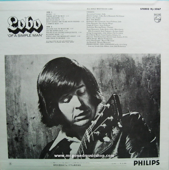 Lobo - Of A Simple Man
