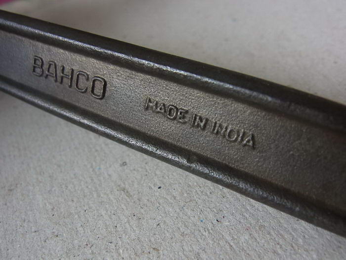 ประแจเลื่อน BACHO 6นิ้ว Made in INDIA.ใหม่ เก่าเก็บ...หายากครับส่วนใหญ่เจอทำสวีเดนกับสเปน....ไม่ผ่านการใช้งาน