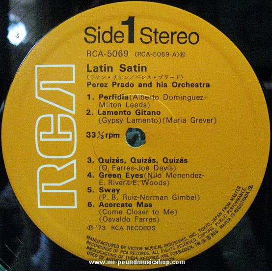 Perez Prado And His Orchestra - Latin Satin