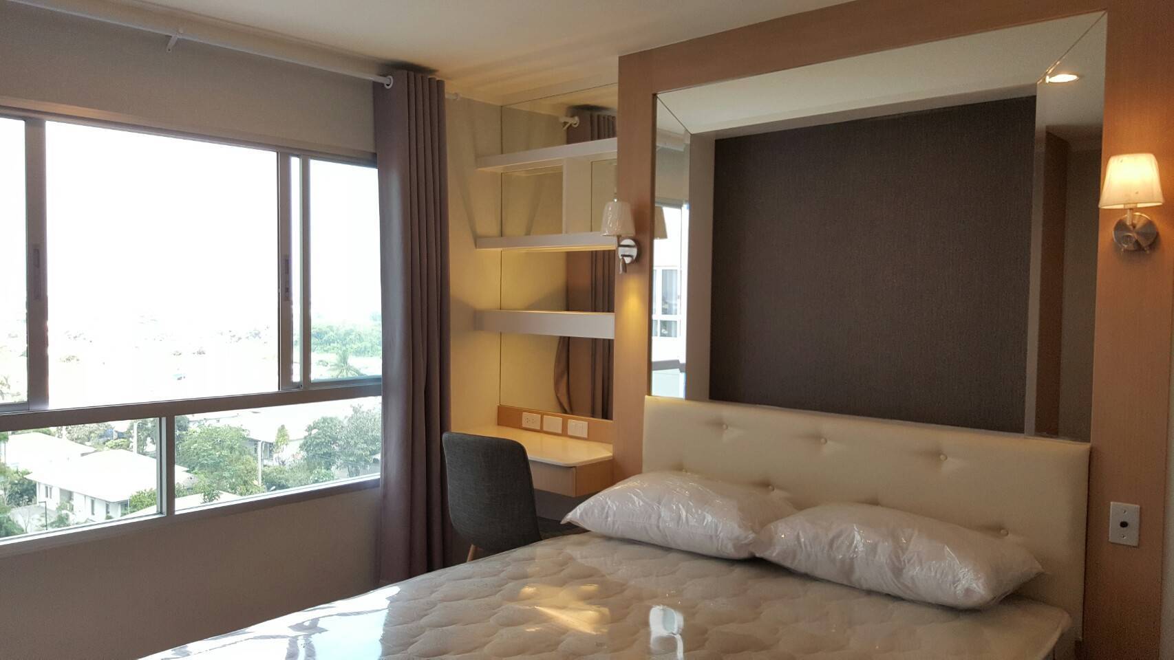For Rent / Sale Condo Lumpini Park Rattanathibet - Ngamwongwan (34 sq.m/6th floor) Near Central Plaza, 1bed, new room, Fully furnished, Ready to move in.