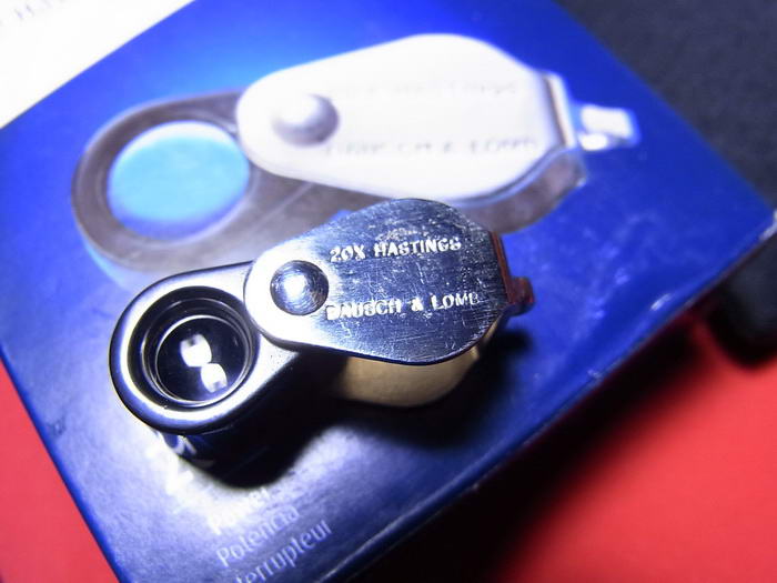 กล้องส่องพระ/เพชร Bausch&Lomb Hastings Triplet Magnifier (Made in USA) กำลังขยาย 20X ....ให ม่ แท้