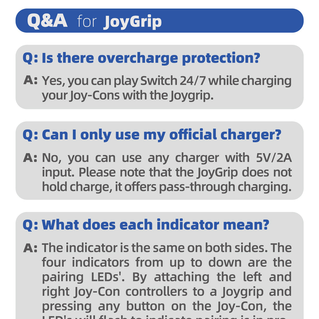 Skull & Co. JoyGrip: Joy-Con Charging Grip for Nintendo SWITCH รุ่นแรก & OLED
