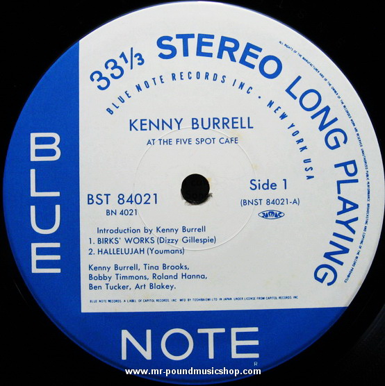 Kenny Burrell With Art Blakey - On View At The Five Spot Cafe