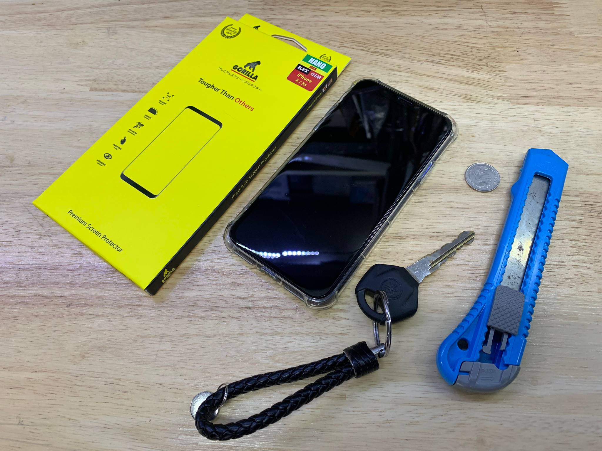 Gorilla Nano Max 9H - ฟิล์มกันรอย iPhone 11/11 Pro/11 Pro Max/X ,XS,,XR, XS MAX