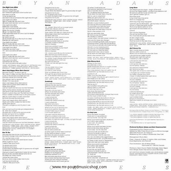 Bryan Adams - Reckless