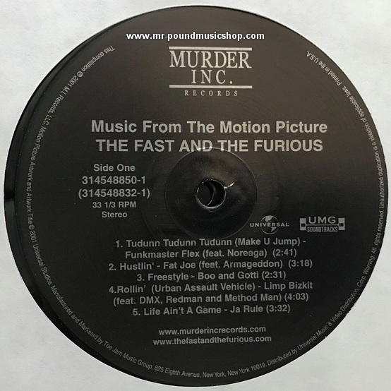 Various Artists - The Fast & The Furious (Original Motion Picture Soundtrack)