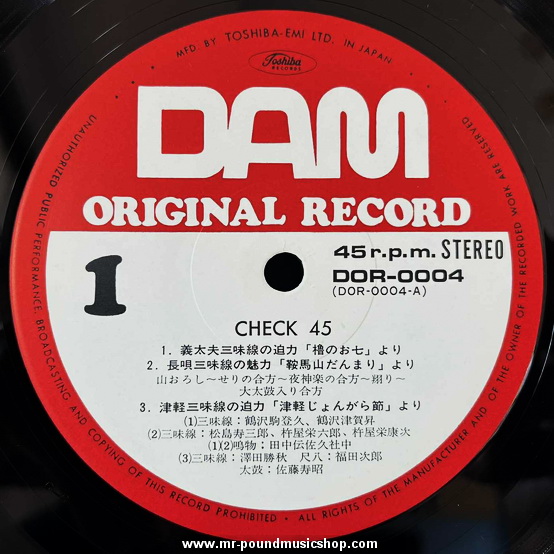 Various Artists - Check 45 A Professional Audio Check Recording Vol.1