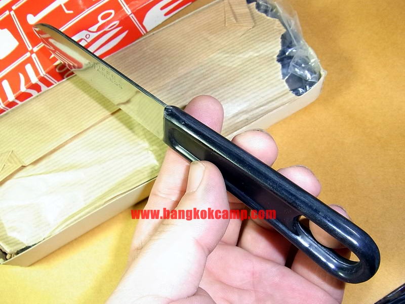มีดญี่ปุ่น KIFFE ปี1960 สมัยสงครามเวียดนาม ใหม่เก่าเก็บ ไม่ผ่านการใช้ (Mess Stainless knife Japan Kiffe stamped Vintage on Vietnam or Korean war.)