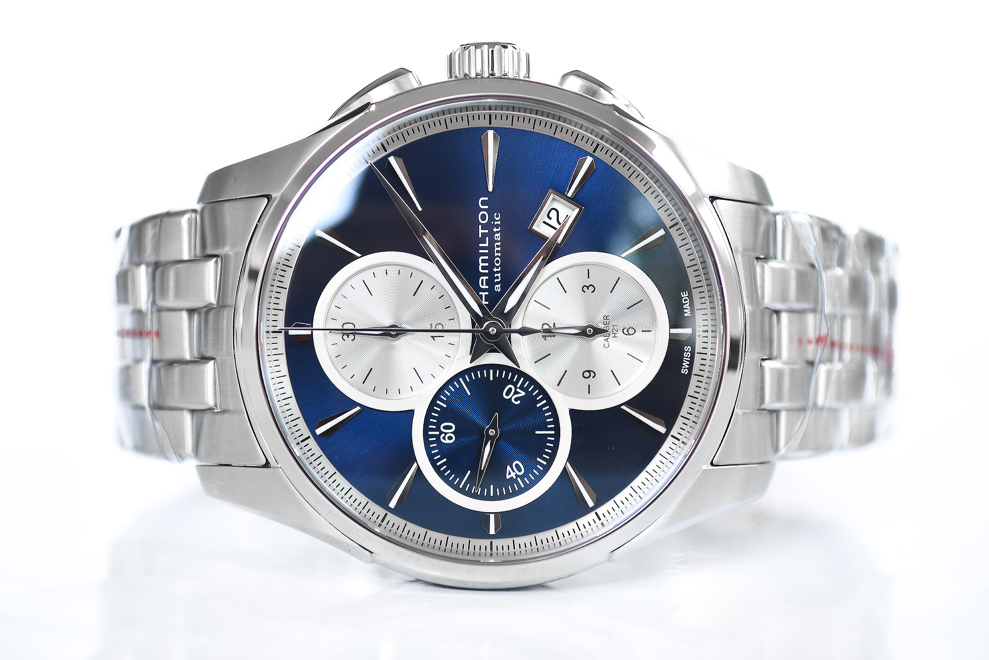 Hamilton Jazzmaster chronograph หน้าน้ำเงิน