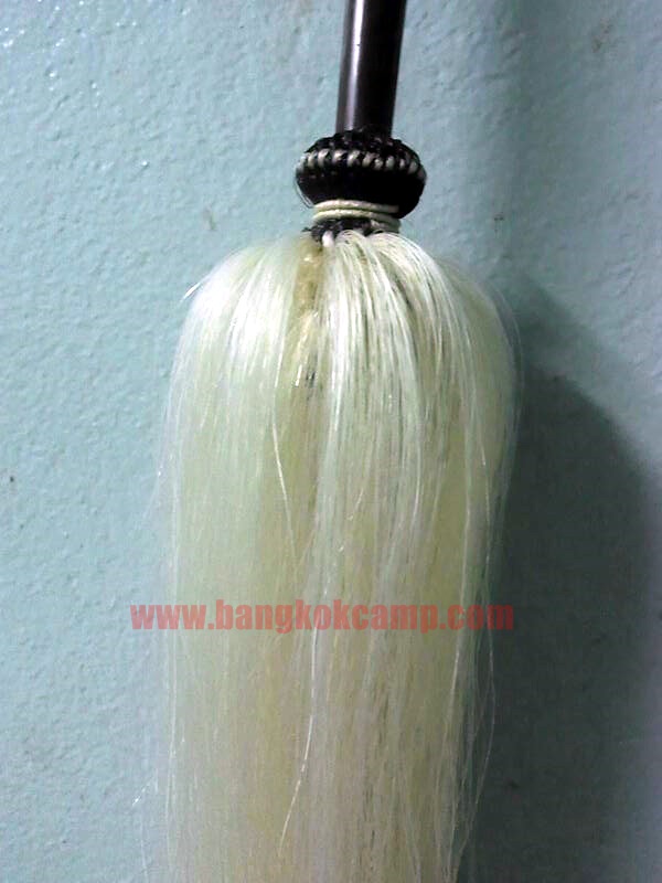 แส้ขนจามรีแท้ ด้ามไม้ Rose Wood ใหม่เก่าเก็บ ไม่ผ่านการใช้