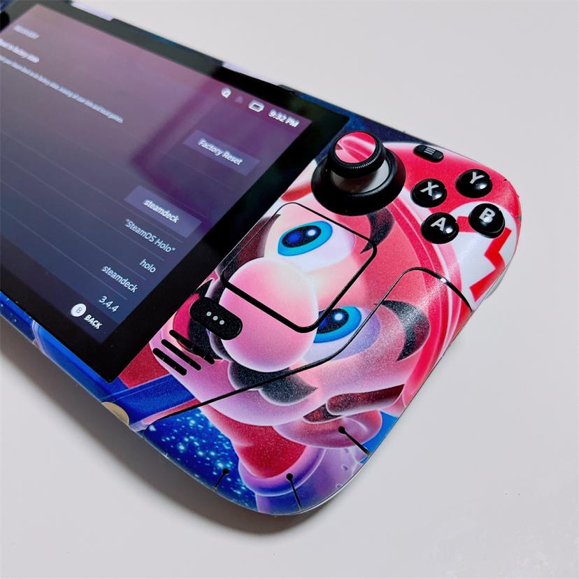 Steam Deck & OLED สติกเกอร์ไวนิลติดเครื่อง ไม่ทิ้งคราบกาว