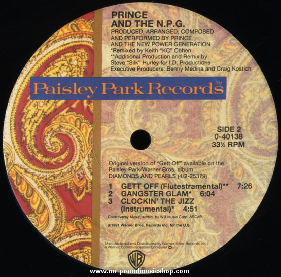 Prince And The New Power Generation - Gett Off