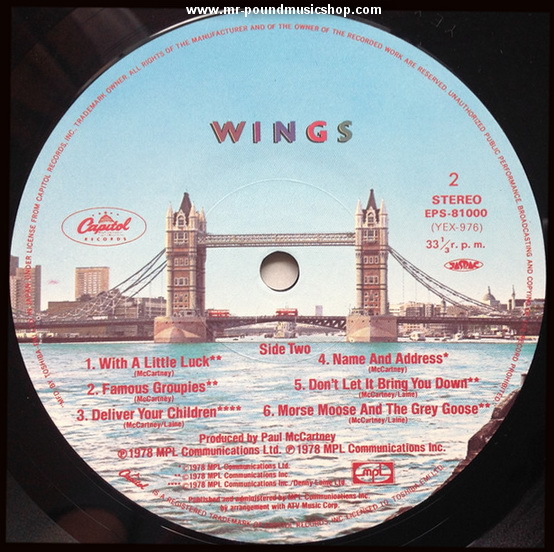 Wings - London Town