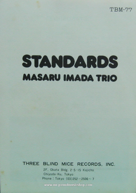Masaru Imada Trio - Standards