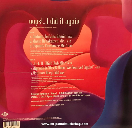 Britney Spears - Oops!...I Did It Again