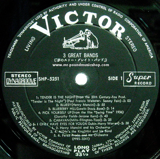 Henry Mancini, Al Hirt, Perez Prado - 3 Great Bands