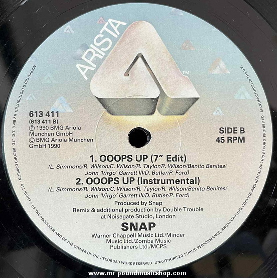 Snap! - Ooops Up (The Double Trouble Mix)