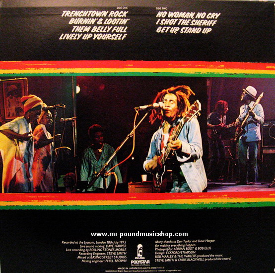 Bob Marley & The Wailers - Live!