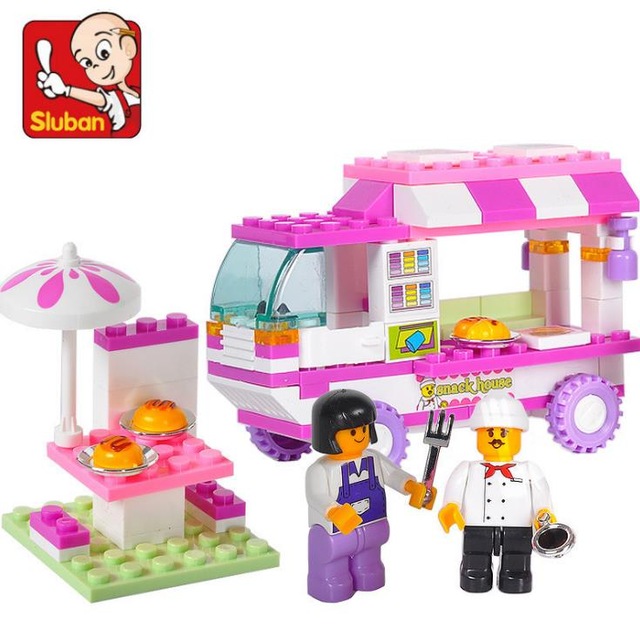 ตัวต่อ รถขายอาหาร (Sluban NO.0155) 102ชิ้น