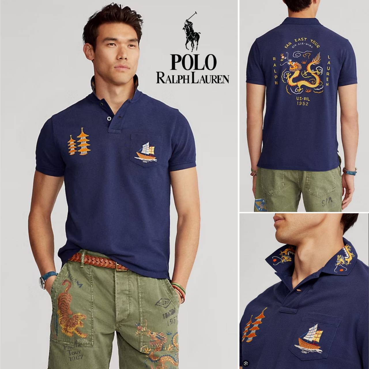 Polo Ralph Lauren Mesh Cotton Tour Polo