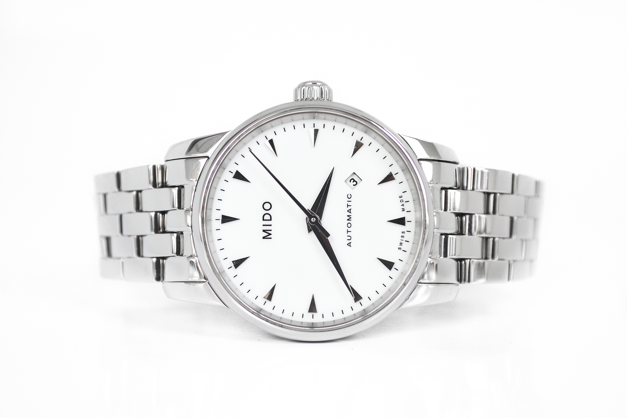 Mido Baroncelli Automatic Lady Size หน้าขาว
