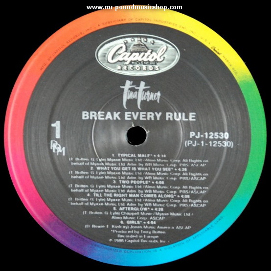 Tina Turner - Break Every Rule