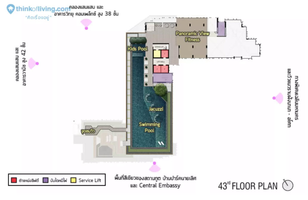 ขาย / เช่า Life One Wireless (ไลฟ์ วัน ไวร์เลส) แยกเพลินจิต ห้อง#A19B19 ห้องขนาด 28.29 ตรม. ชั้น 19 สตูดิโอ วิวสุดยอด