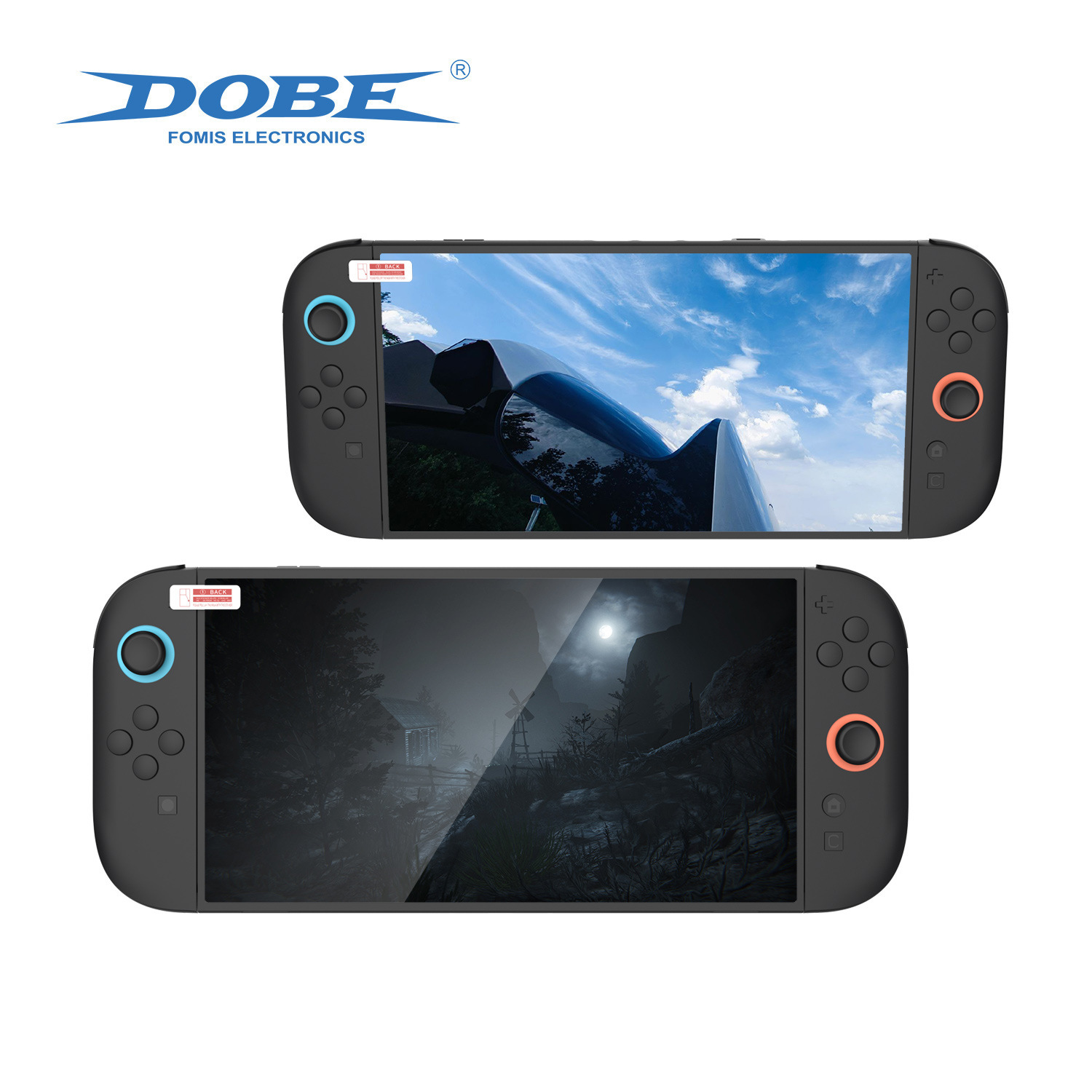 DOBE ฟิล์มกระจกพร้อมกรอบติดตั้ง for Nintendo Switch 2 (2025) (Pack 2) TNS-3166