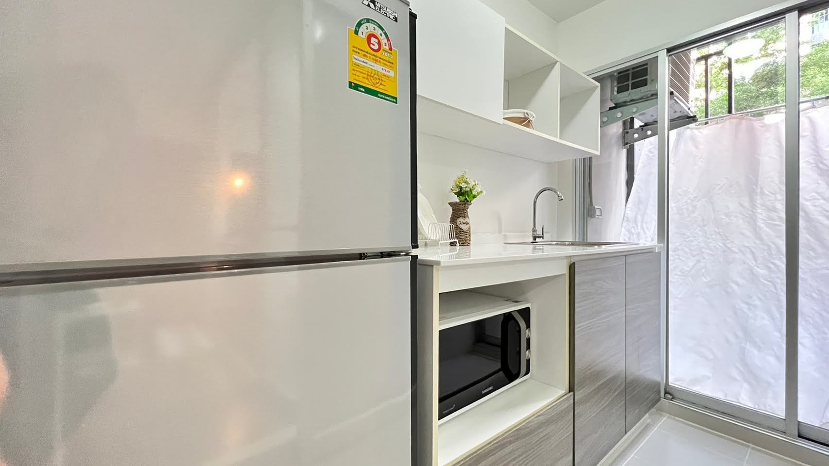 ให้เช่าคอนโด dcondo Campus Resort Bangna (ดีคอนโด แคมปัส รีสอร์ท บางนา ) ห้องสวย แต่งครบ