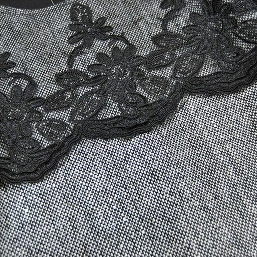 Sexy Women Lace Chiffon Long Sleeve Mini Dresses Winter KnitwearJumper Pullover