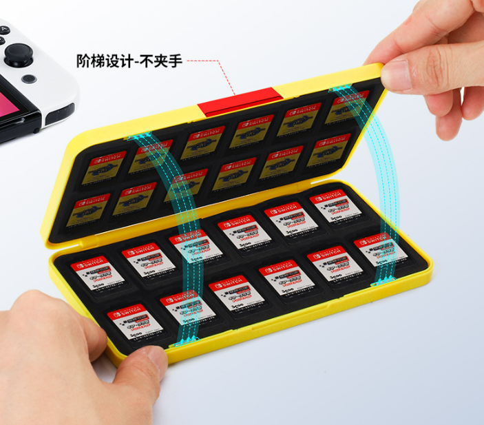 BJBT กล่องใส่แผ่นเกม Switch 24 แผ่น