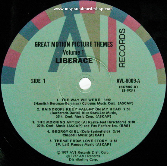 Liberace - Great Motion Picture Themes Volume 1