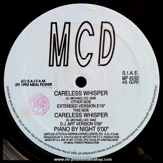 MCD (Cristina Dori) - Careless Whisper