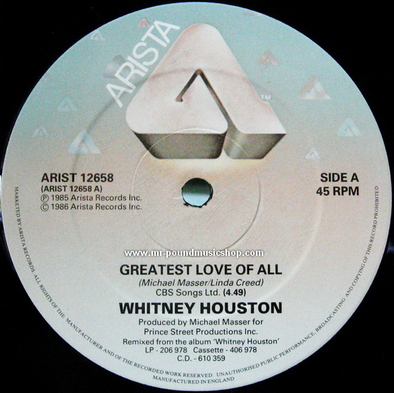 Whitney Houston - Greatest Love Of All