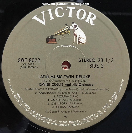 Perez Prado / Xavier Cugat and His Orchestra - Latin Music-Twin Deluxe