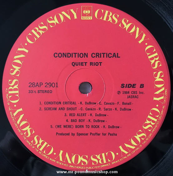 Quiet Riot - Condition Critical