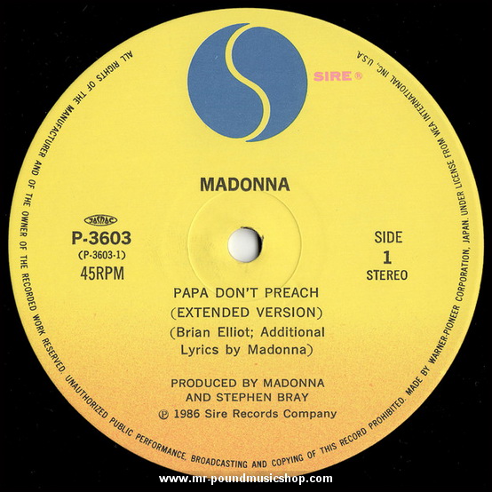 Madonna - Papa Don't Preach