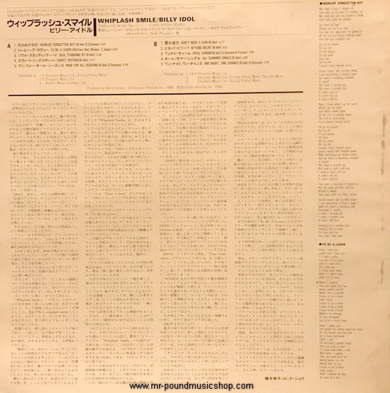 Billy Idol - Whiplash Smile