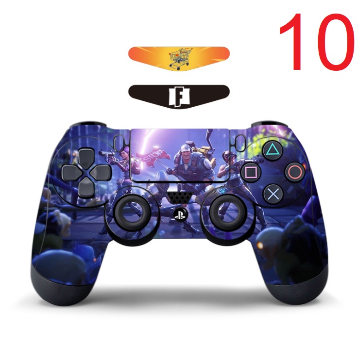 สติ๊กเกอร์จอย PS4 ลาย Fortnite