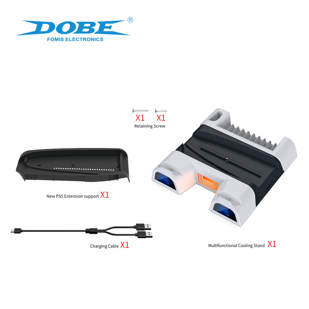 DOBE แท่นวางเครื่อง PS5 ใช้ได้กับเครื่องทุกรุ่น ทุกแบบ Multifunctional Cooling Stand