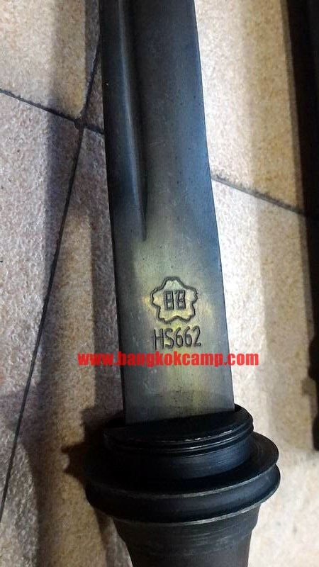 มีดเก่า ฝักมีดเป็นกระบอง ตราชัด น่าสะสม