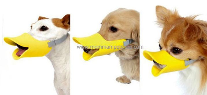 ที่ครอบปากสุนัข ป้องกันกัด รูปปากเป็ด ที่ครอบปากเป็ด Duckbill