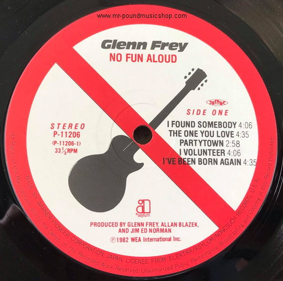 Glenn Frey - No Fun Aloud