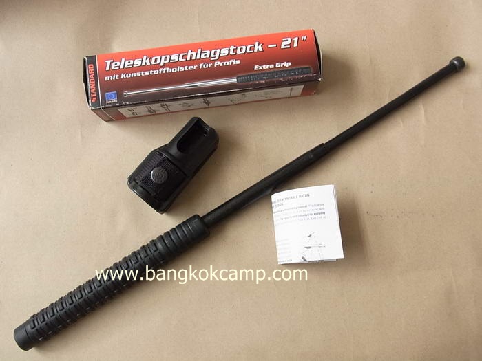 ดิ้ว ESP ขนาดยาว 21นิ้ว Expandable Baton 21" Standard ใหม่ แท้ (ชุบแข็ง) พร้อมซองปลดเร็ว